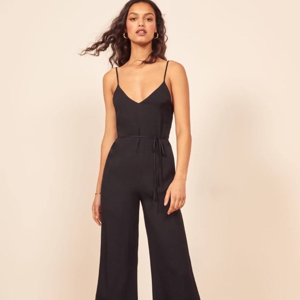 Reformation Kit Jumpsuit Size XS in Black - Picture 1 of 7